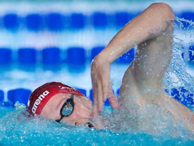 Deutsche Medaillenhoffnung bei der Schwimm-WM in Südkorea: Florian Wellbrock. Foto: Joel Marklund/Bildbyran via ZUMA Press