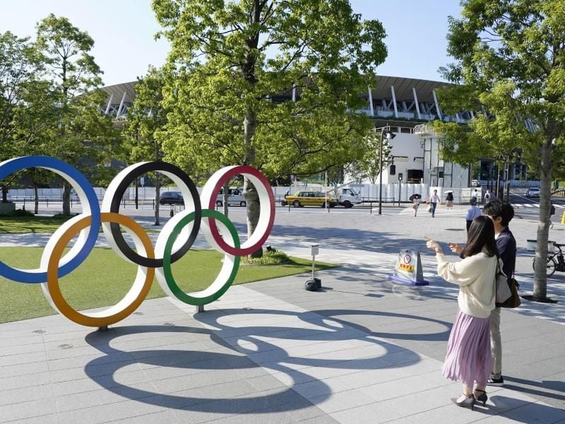 Die Olympischen Spiele in Tokio werden extrem teuer. Foto: ---/Kyodo/dpa