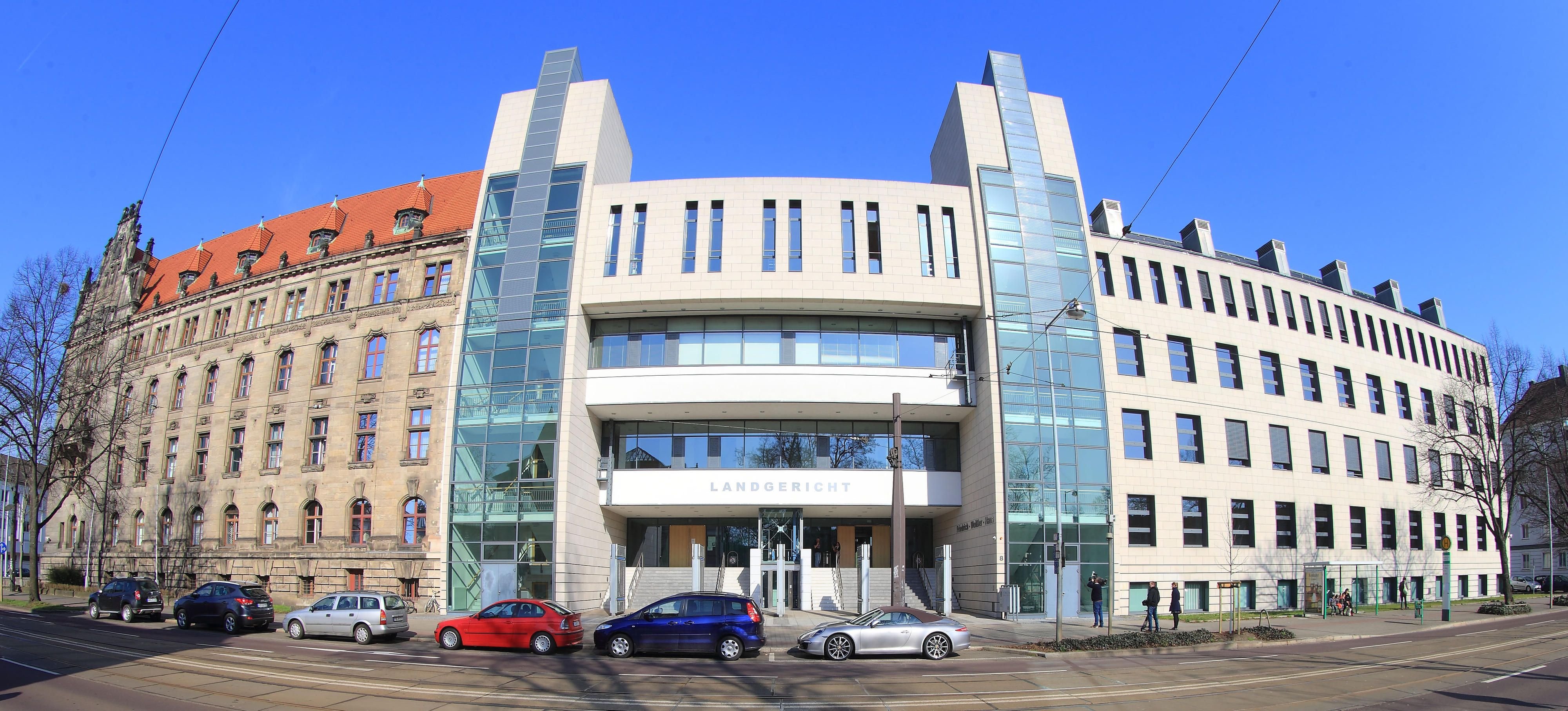 Das Landgericht in Magdeburg. Am Montag beginnt der Pozess gegen einen 58-Jährigen wegen versuchten Todschlags. Die Tat geschah am 12. November 1996.