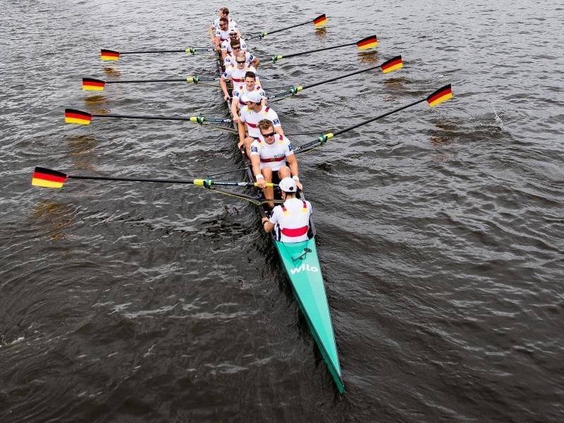Der Deutschland-Achter will gegen die Briten Revanche nehmen. Foto: Jon Olav Nesvold/Bildbyran via ZUMA Press
