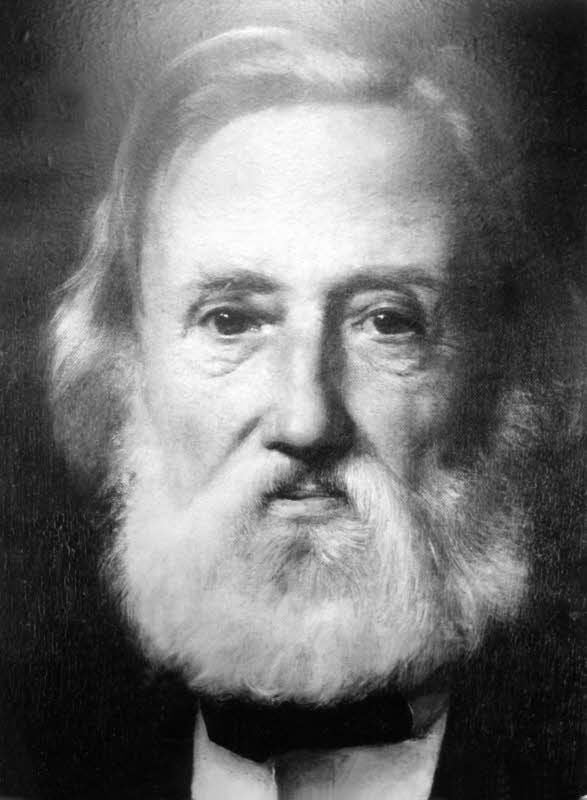 Heinrich Hoffmann, hier schon altersweise und vielleicht von seiner Jugend in Halle träumend