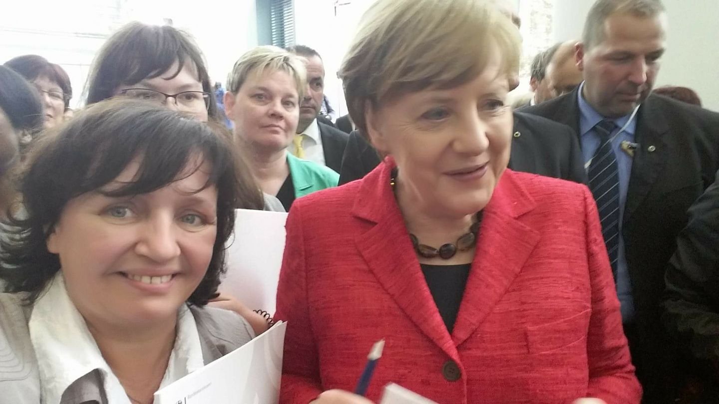 Petra Fritsche aus Köthen, die gehört zur Initiative „Willkommen in Köthen“