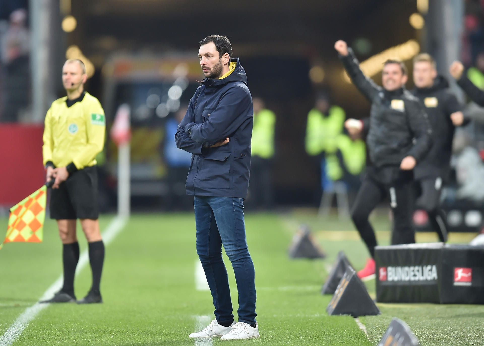Sandro Schwarz beim Spiel gegen Union Berlin.