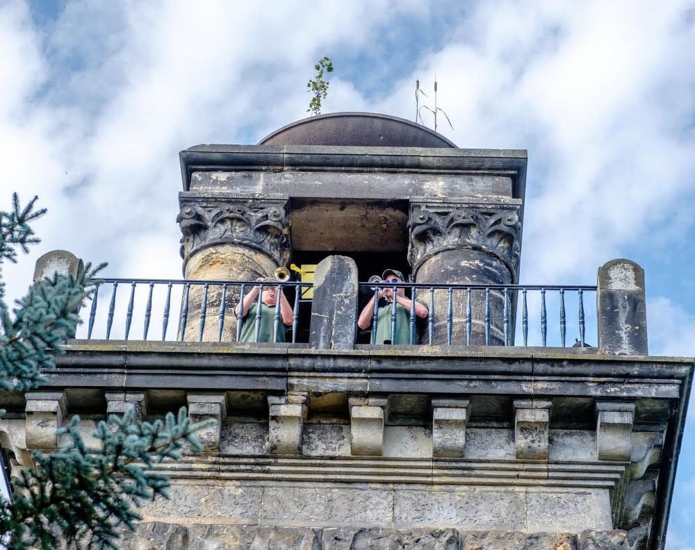 Der Turm kann am Sonntag wieder erklommen werden.