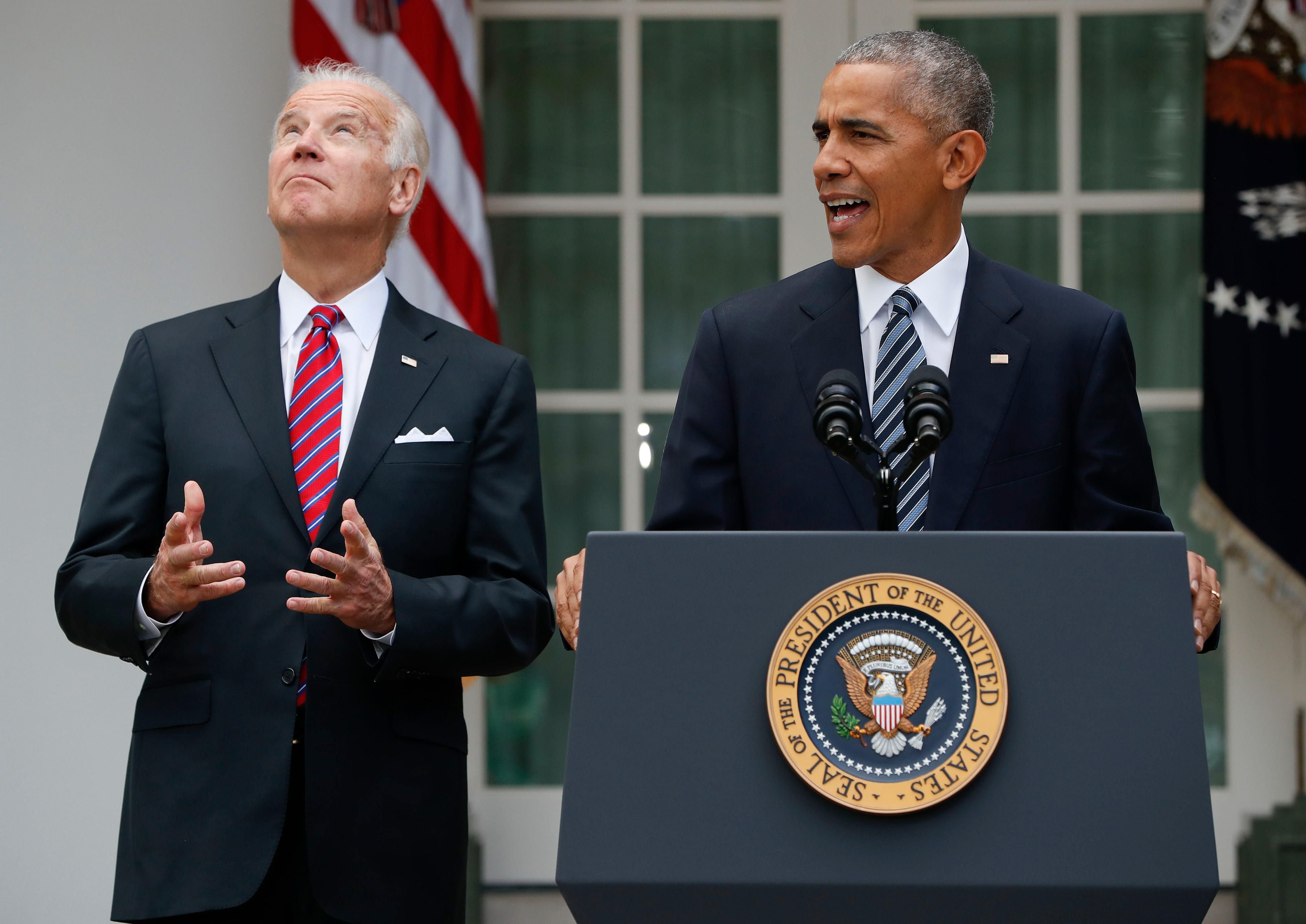 Ja, die Sonne ist auch nach Trumps Sieg wieder aufgegangen. Vize Biden gibt sich überrascht.