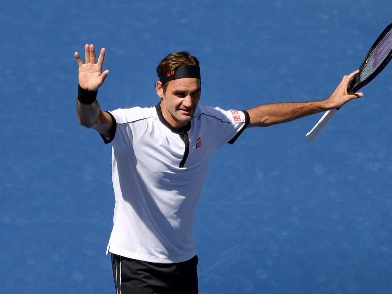 Roger Federer machte mit David Goffin kurzen Prozess. Foto: Yorick Jansens/BELGA