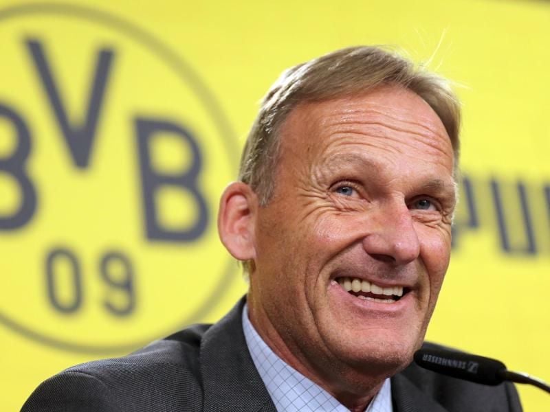 „Wir wollen Meister werden”, macht Geschäftsführer Hans-Joachim Watzke vor dem Auftakt der 57. Bundesliga-Saison klar. Foto: I. Fassbender