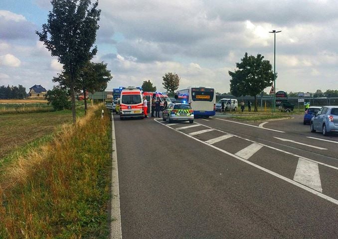 Unfall bei Zöschen