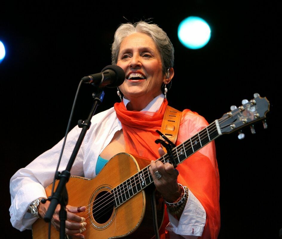 Königin der Folkmusik: Joan Baez, hier einem Auftritt im Jahr 2008 in Bochum.
