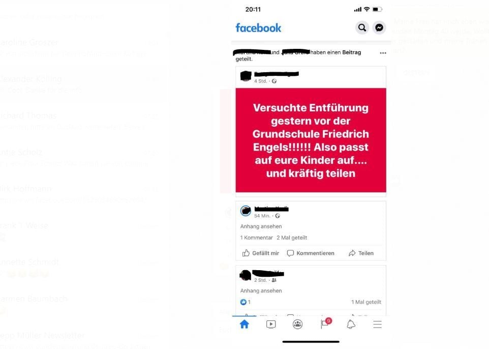 Bei Facebook wurde vor einer versuchten Kindesentführung in Wittenberg gewarnt.