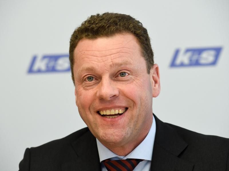 Burkhard Lohr, Vorstandsvorsitzender des Kasseler Düngemittel- und Salzproduzenten K+S AG. Foto: Uwe Zucchi/Archiv