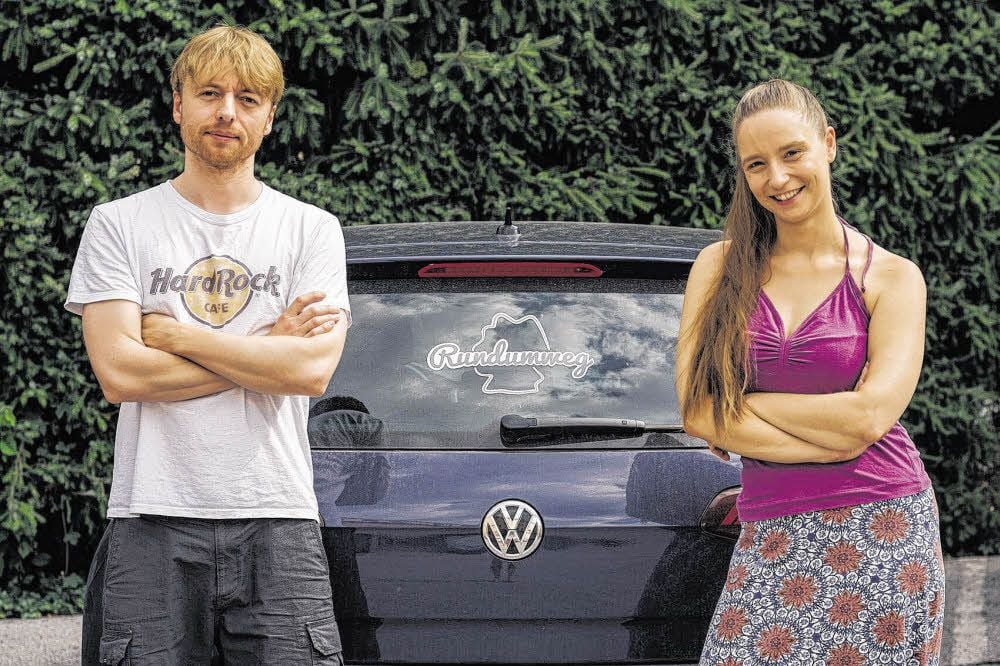 Martin Behling und Herrad Fischer fahren einmal um ganz Deutschland.