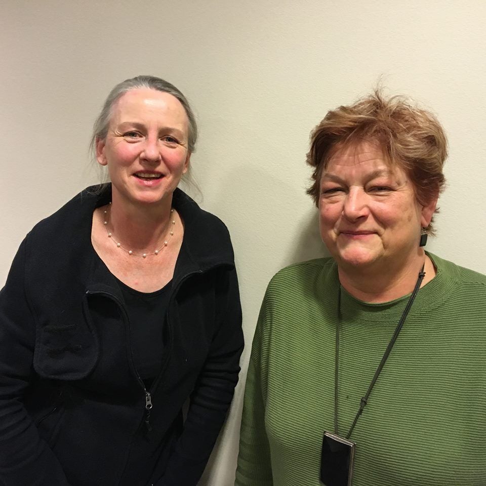 Gundula Grommé (links) und Barbara Hackenschmidt.