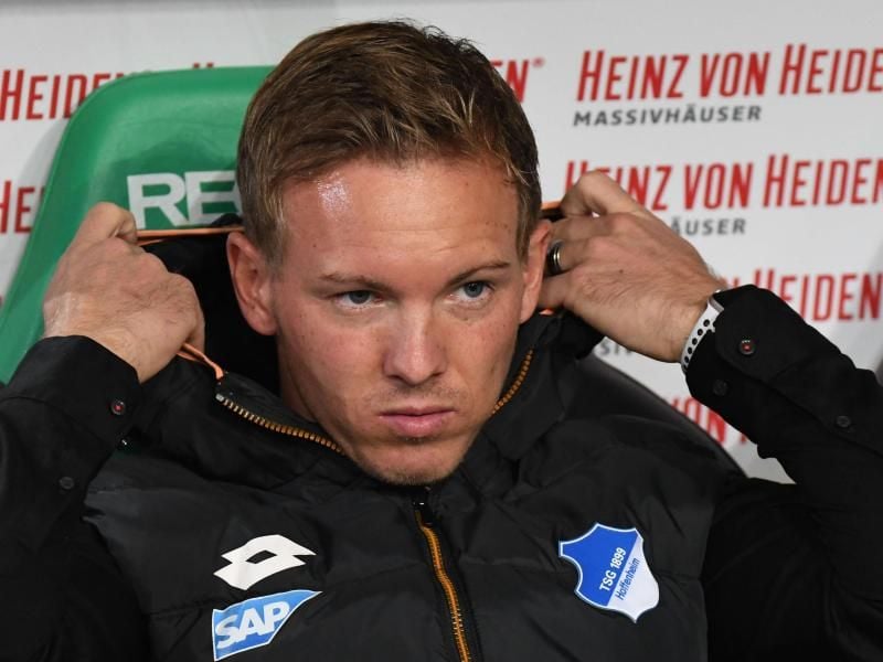 Schaut dem Spiel gegen seinen künftigen Arbeitgeber entspannt entgegen: 1899-Coach Julian Nagelsmann. Foto: Peter Steffen