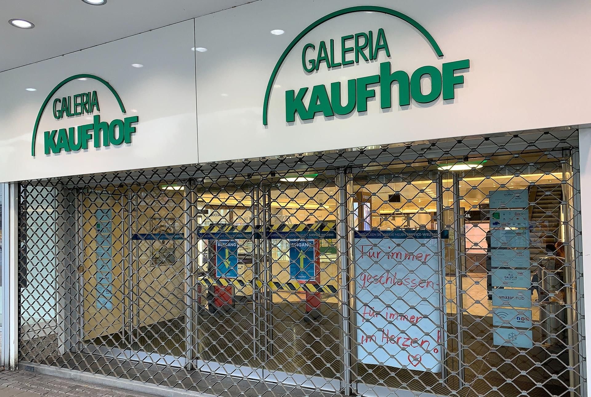 Die Kaufhof Filiale in Essen ist geschlossen.