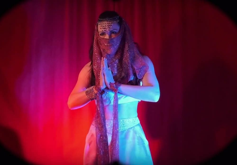 Halles bekannte Rockröhre und Hörspielsprecherin Tila Brea mimt in der neuesten Mansfeld-Sage die schöne Fatima.