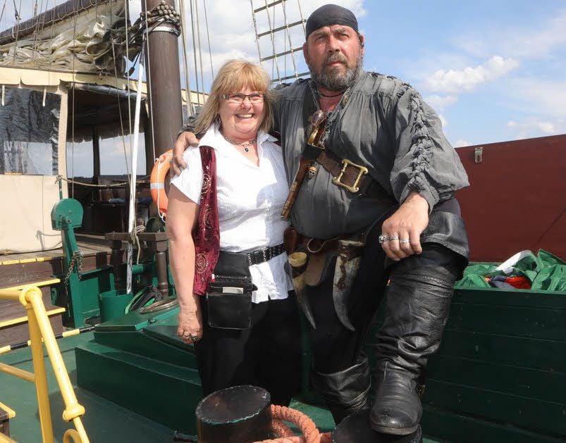 Skipper Ingo Otto und seine Ehefrau Simone