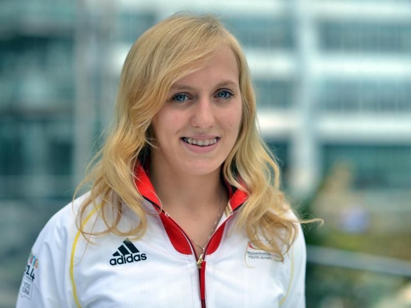 Badmintonspielerin Luise Heim ist deutsche Meisterin. Bei der EM steht sie im Achtelfinale. Foto: Peter Kneffel