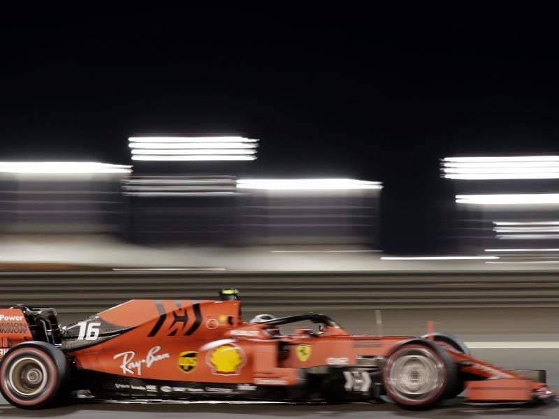 Fuhr in Sakhir auf die Pole-Position: Ferrari-Pilot Charles Leclerc. Foto: Hassan Ammar/AP/dpa