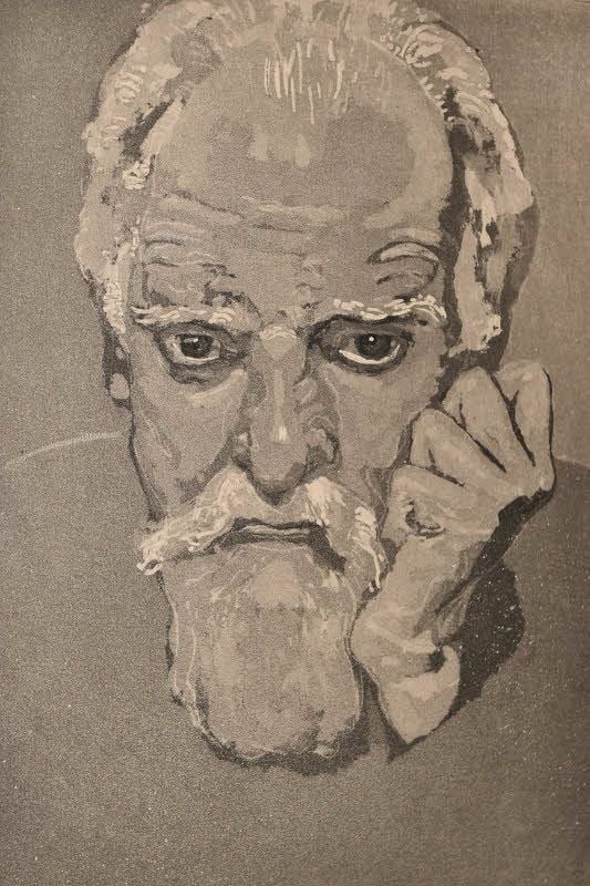 Max Klinger. Aus „Max Klinger letzte Jahre“ - eine Ausstellung an des Künstlers Wirkungsstätte in Großjena im vergangenen Jahr.