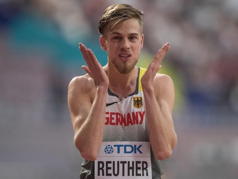 Marc Reuther, hier bei der Leichtathletik-WM 2018. Foto: Oliver Weiken/dpa/Archivbild