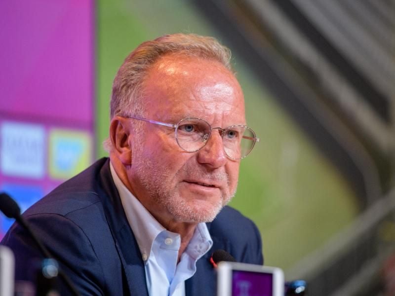 Macht sich „um die Wettbewerbsfähigkeit auf dem Transfermarkt keine Sorgen”: Karl-Heinz Rummenigge, Vorstandschef vom FC Bayern. Foto: Matthias Balk