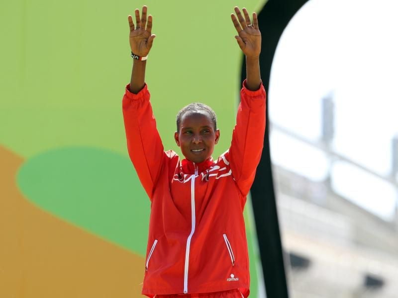 Eunice Jepkirui Kirwa wurde des Dopings mit EPO überführt. Foto: Diego Azubel