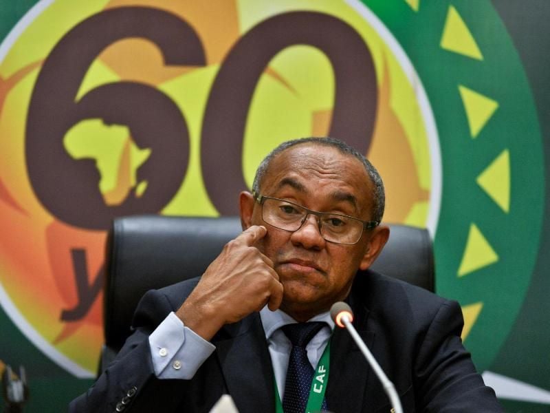 Ahmad Ahmad ist der Präsident des Afrikanischen Fußball-Verbandes (CAF). Foto: Str/AP