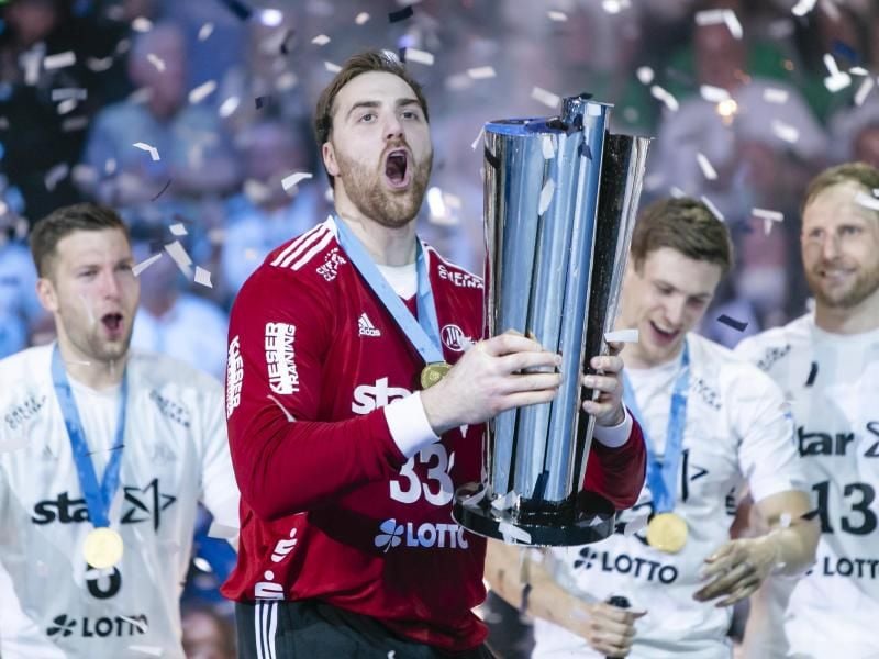 Torwart Andreas Wolff hat mit dem THW Kiel den EHF-Pokal gewonnen. Foto: Frank Molter