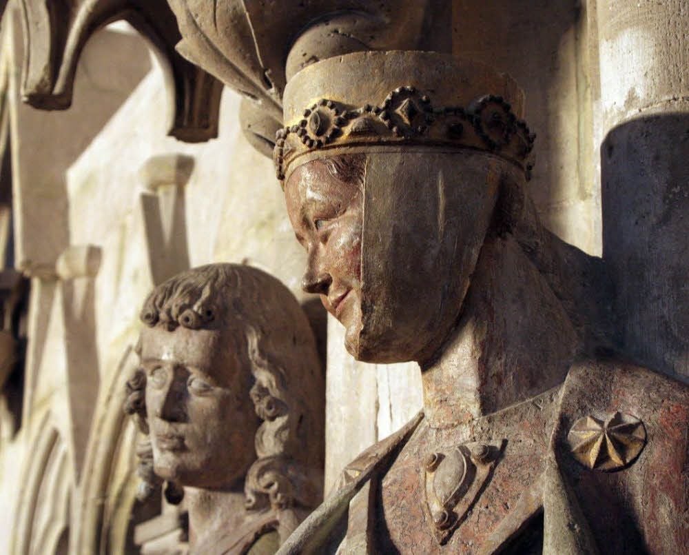 Auch die Figuren Reglindis und Hermann sind für den Dom in Naumburg prägend.