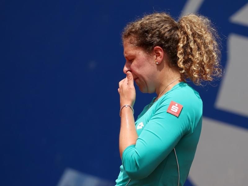 Tennisspielerin Anna-Lena Friedsam hatte im Viertelfinale das Glück nicht auf ihrer Seite. Foto: Daniel Karmann