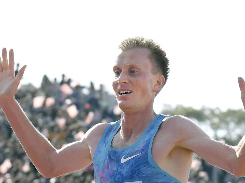 Der Norweger Sondre Moen ist im Stundelauf Europarekord gerannt. Foto: -/kyodo/dpa