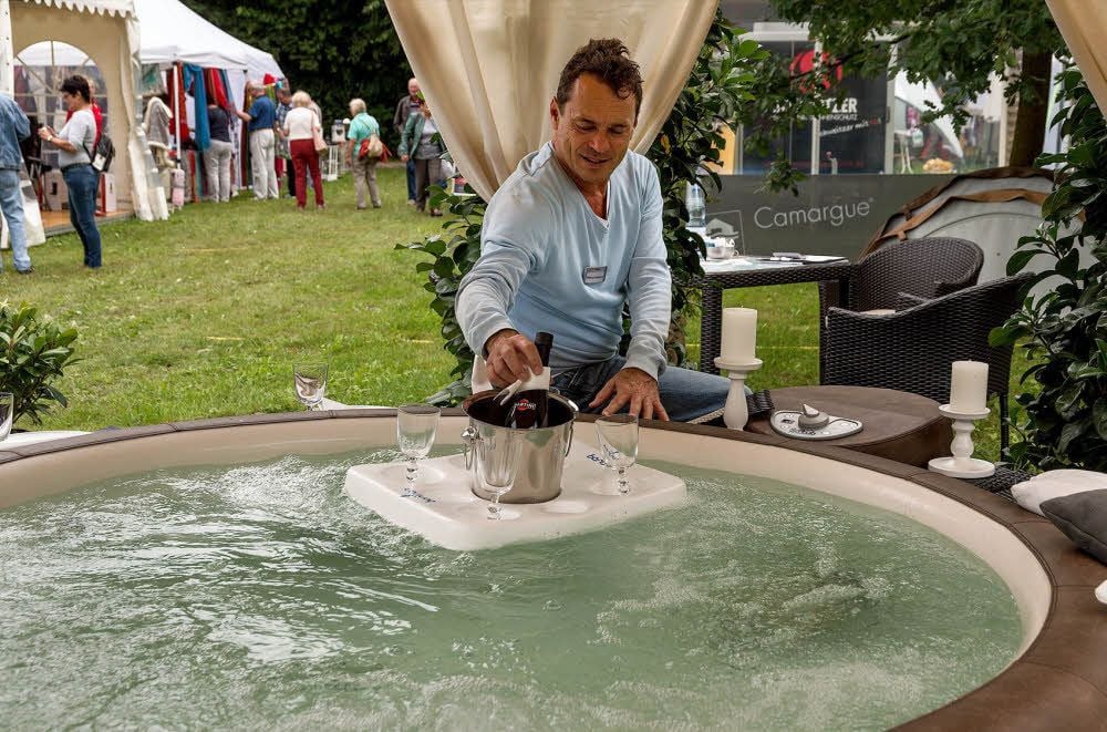 Leise und superleichte Whirlpools hat Thomas Federlechner mitgebracht.