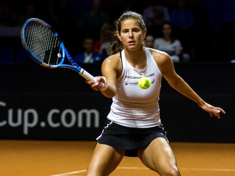 Julia Görges verlor ihr Auftaktmatch in Stuttgart. Foto: Thomas Niedermüller