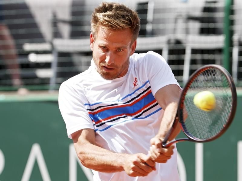 Peter Gojowczyk hat sich überraschend gegen David Ferrer durchgesetzt. Foto: Salvatore Di Nolfi/KEYSTONE