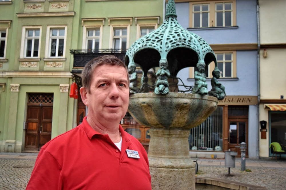 Ronny Reitzig erklärt seit drei Jahren Ascherslebener Stadtgeschichte.