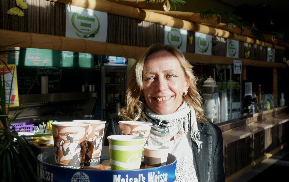 Sandy Kaulfuß ist die neue Wirtin im Dschungelcafé.