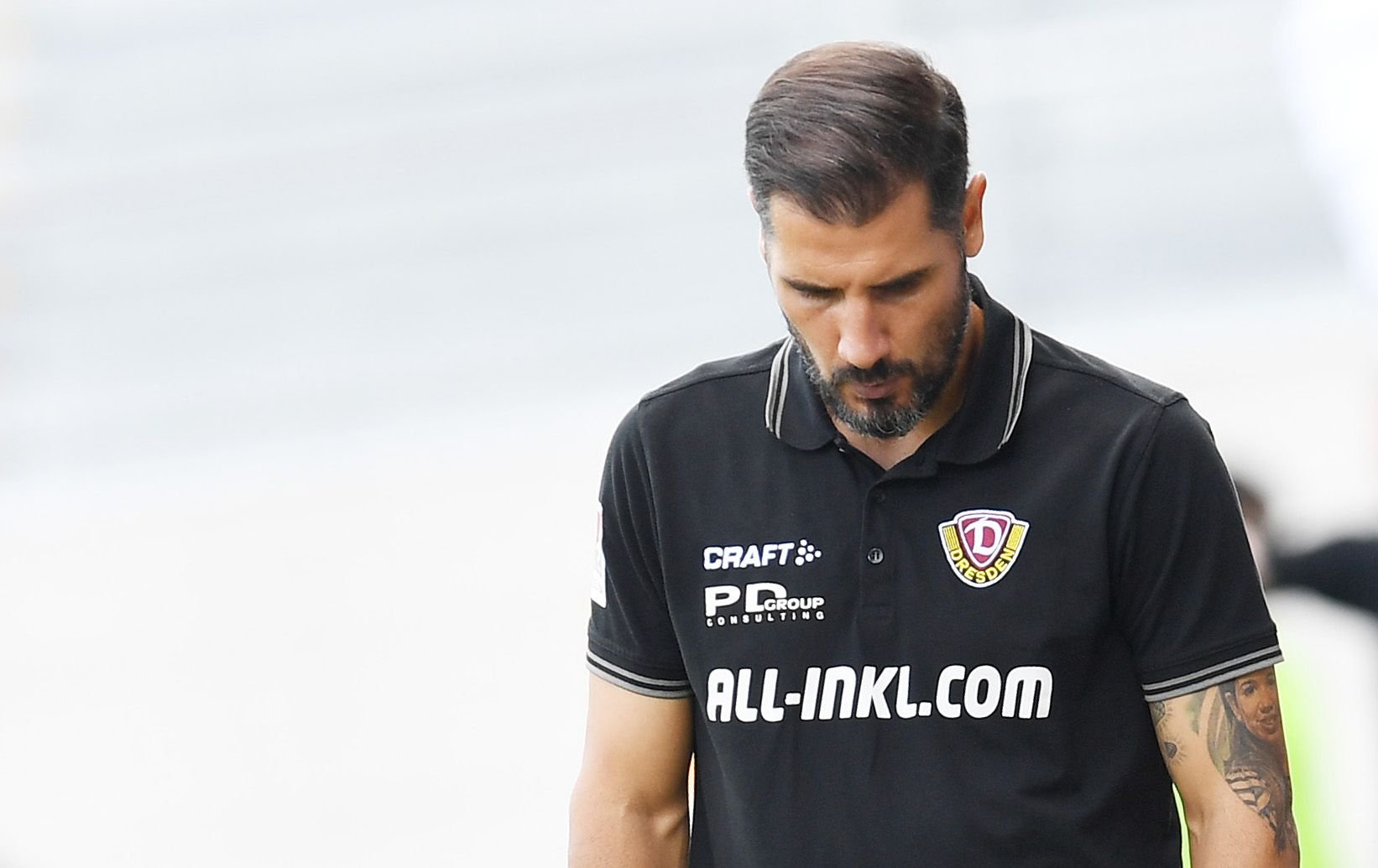 Dresdens Trainer Cristian Fiel erlebte die zweite Saisonniederlage seiner Mannschaft.