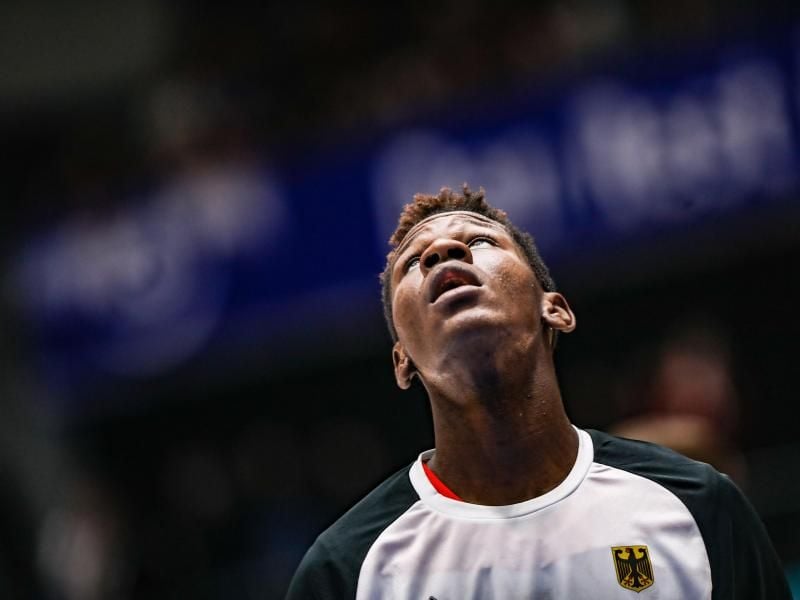 Nationalspieler Isaac Bonga träumt von der NBA. Foto: Frank Rumpenhorst
