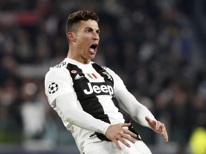 Cristiano Ronaldo schoss Juventus in die nächste Runde. Foto: Antonio Calanni/AP