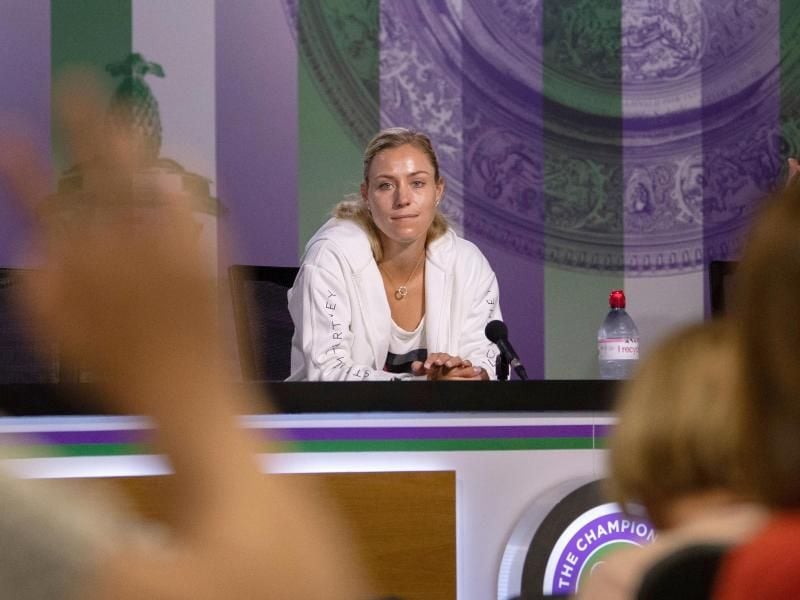 Angelique Kerber tritt in Wimbledon als Titelverteidigerin an. Foto: Ben Solomon