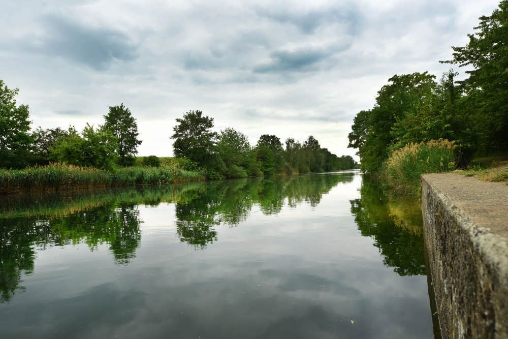 Der Saale-Elster-Kanal bei Günthersdorf