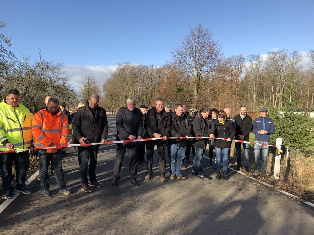 Die neu gebaute Straße zwischen Meisdorf und Wieserode ist am Dienstagmittag freigegeben worden.