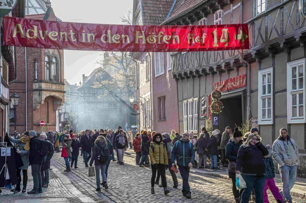 Der Advent in den Höfen - in Quedlinburg erfunden - fällt in diesem Jahr aus.