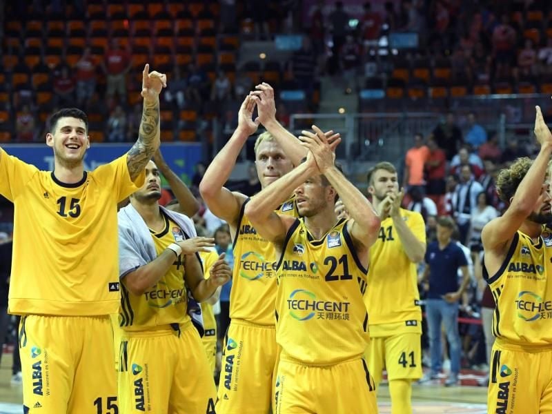 ALBA Berlin gewinnt Spiel eins der Finalserie gegen den FC Bayern. Foto: Andreas Gebert