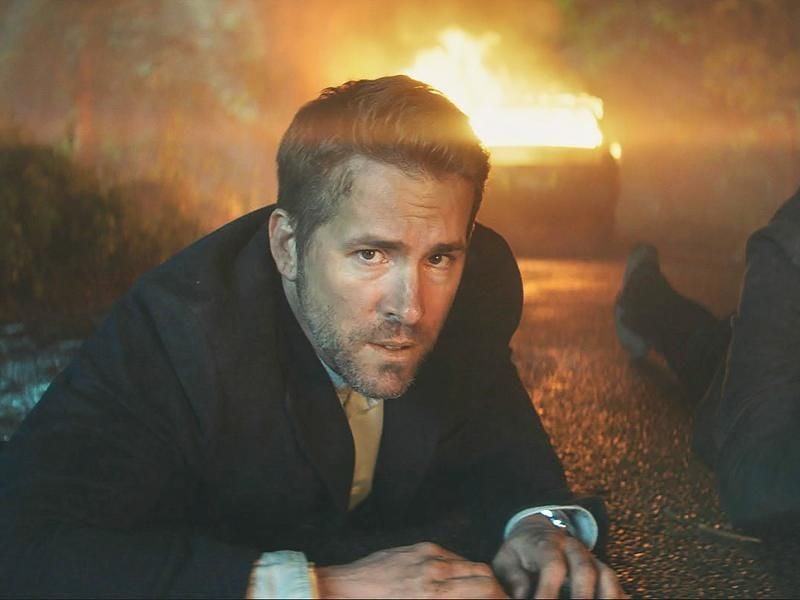 Ryan Reynolds (l) als Michael Bryce und Samuel L. Jackson als Darius Kincaid in „Killer's Bodyguard”. Foto: 20th Century Fox