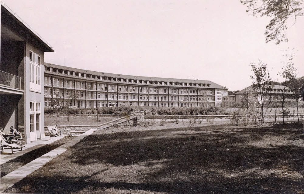 Das Dölauer Krankenhaus nach dem Krieg