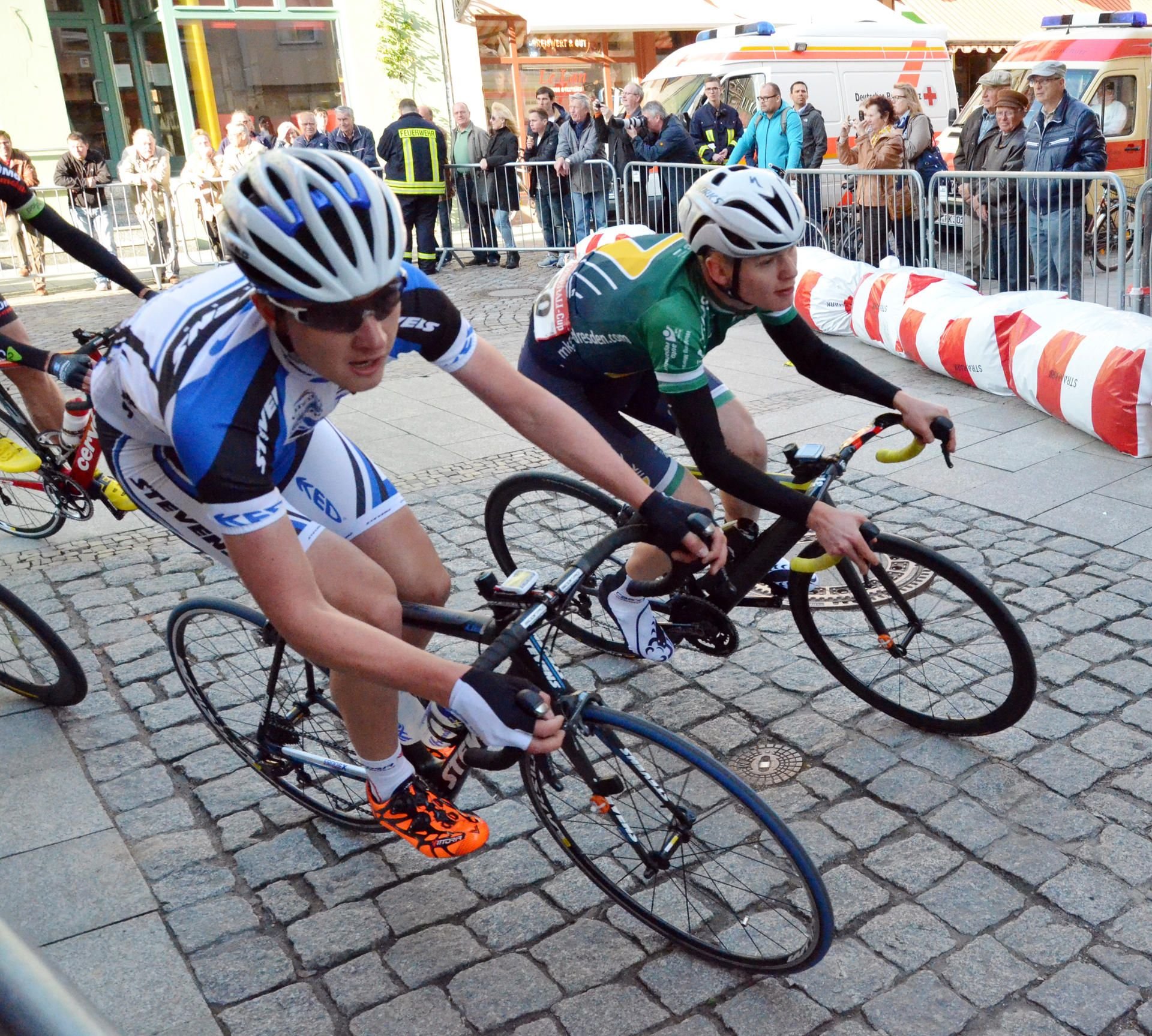 Kampf um Meter und Sekunden - Radsporttage in Wittenberg.