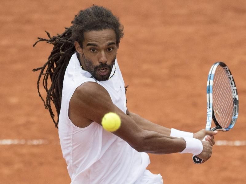 Dustin Brown steht beim ATP-Tour in Gstaad im Achtelfinale. Foto: Peter Schneider