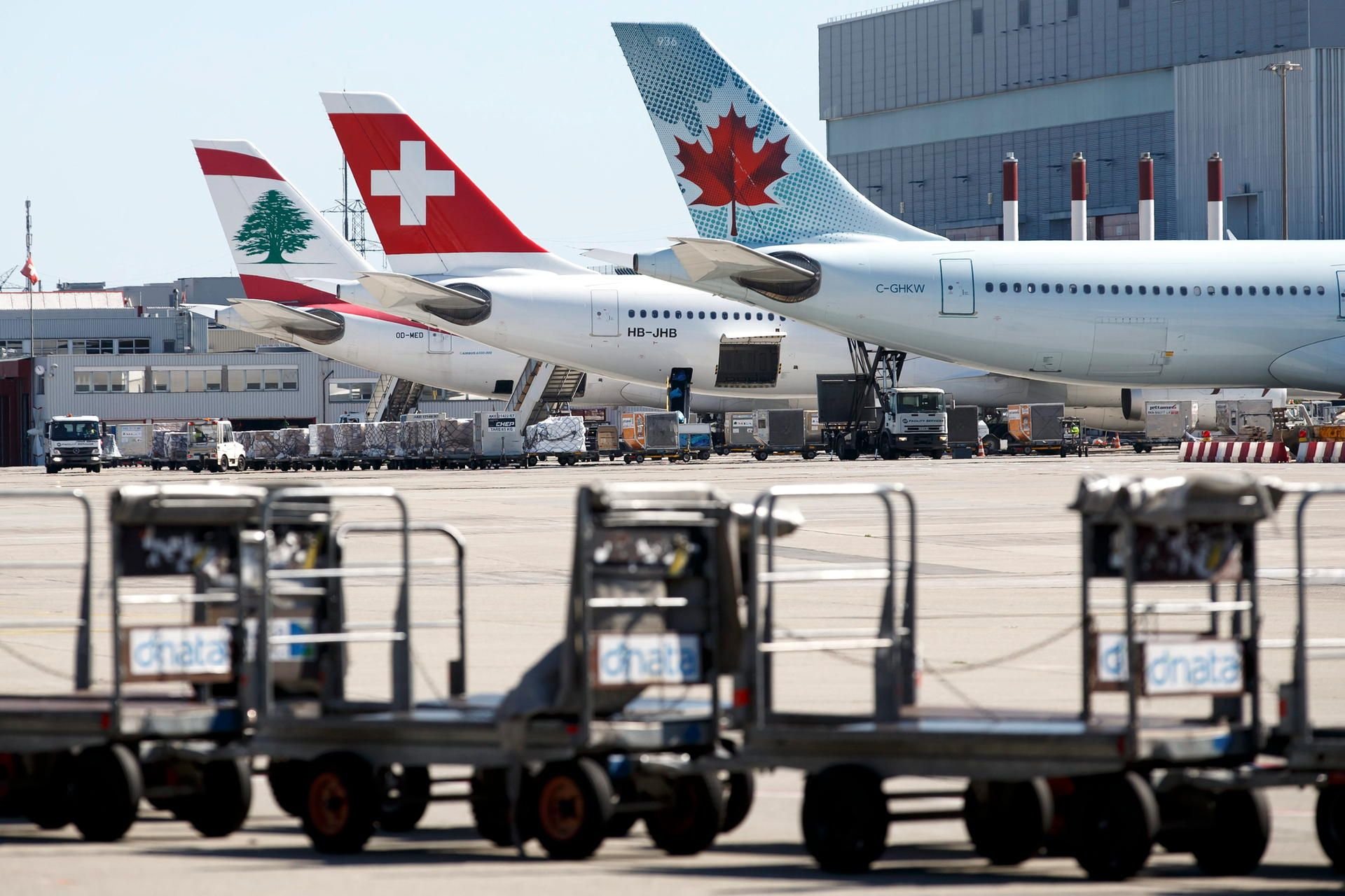 Ein Airbus A330 der Swiss Air (Symbolbild)